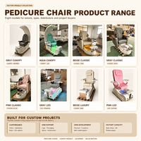 Fauteuil de pédicure électrique, fauteuil de manucure, fauteuil de massage inclinable pour salon de manucure, salon de beauté, mobilier