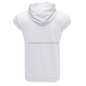 Oem Custom Logo Hoodies Fitness Sports Tank Top Con Capucha Gimnasio Entrenamiento Cremallera Sin Mangas Sudaderas Para Hombres - Product Image 6