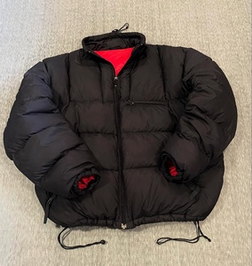 Custom Mens High Quality Reversible Matte Nylon Puffer Jacket Wholesale Heavyweight Warm Winter Bubble <b>Coat</b> - Product Image 3