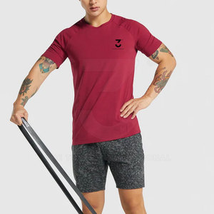 Athletic Training Wear <b>Men</b> Gym T Shirts With Moisture Wicking <b>Stretch</b> Material For Daily Fitness Activities - Product Image 4
