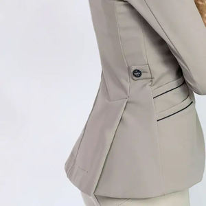 Traditional Hunter Style Women Show Coat Classic Three Button Equestrian Jacket Slim Fit Horseback <b>Riding</b> Apparel - Product Image 4