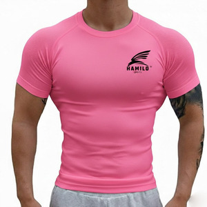 Chemise de compression respirante de haute qualité, design 2024, personnalisez votre propre logo, chemise de compression pour hommes - Product Image 5