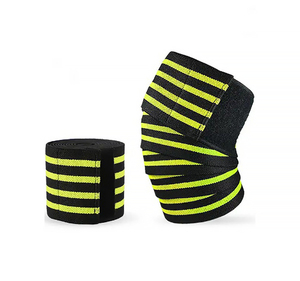 Genouillères de sport unisexes en coton avec logo personnalisé, respirantes, élastiques, de compression, pour la musculation et le powerlifting - Product Image 2