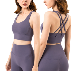 Soutien-gorge de sport noir et vert citron avec bordure contrastée, soutien moyen pour l'entraînement - Product Image 2
