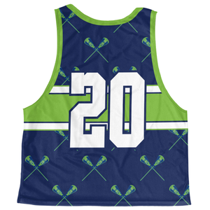 Pinnies de Lacrosse Reversibles Ligeros Personalizados a Precio de Fábrica para Hombre, Ecológicos, de Malla Reciclada, Elásticos y Transpirables - Product Image 2
