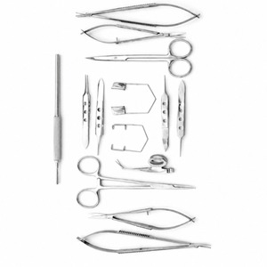 15-Piece Basic Eye Manual Microsurgery Ophthalmic Scissors Surgical Instrument Set Stainless Steel Ophthalmology Surgery Kit CE - Product Image 4