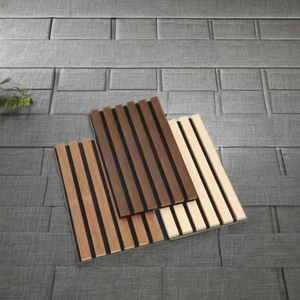 Panneaux muraux acoustiques en MDF pour appartements - Réduction du bruit de 80% - MDF en bois massif écologique - Absorption acoustique hautement efficace - Product Image 1