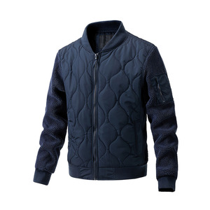 Men High Street Style Puffer <b>Jacket</b> with Stand Collar Winter <b>Warm</b> in Various Colors - Product Image 3