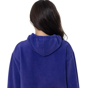 Sudadera con Capucha Corta Oversize Personalizada para Mujer, Estilo Casual Urbano con Hombros Caídos, Proveedor OEM ODM - Product Image 4