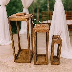 Customized Handmade Wooden <b>Candle</b> Lantern Empty <b>Candle</b> Holder For Event & Home Decor Wooden <b>Candle</b> Holder - Product Image 4