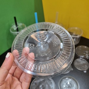 Multi size Low price Factory Disposable Diameter 90/93/95/120mm PET PP <b>Plastic</b> Lids Dome Flat Lids for <b>Plastic</b> <b>Cups</b> Transparent - Product Image 4