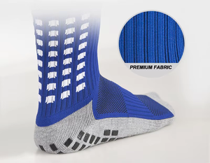Chaussettes de rugby personnalisées à compression, respirantes, anti-salissures, en Spandex/Nylon/Coton, hauteur genou, pour équipes sportives, fournisseur en gros - Product Image 3