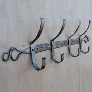 ตะขอแขวนเสื้อโค้ทผ้าขนหนูรูปม้าแบบวินเทจตะขอแขวนผนังสำหรับห้องน้ำและห้องนั่งเล่นชั้นวางกุญแจอานสีน้ำตาลคาวบอย - Product Image 4