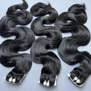 Extensiones de cabello de lujo vietnamita trama Genius Raw paquete de ondas de cuerpo dibujado doble al mejor precio - Product Image 6