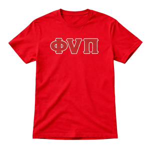 Camiseta Kappa Alpha Psi Old Skool Phi Nu Pi con 3 Letras, Roja, Ropa de Fraternidad Griega con Diseño Vintage, Comodidad y Estilo Atemporal - Product Image 4