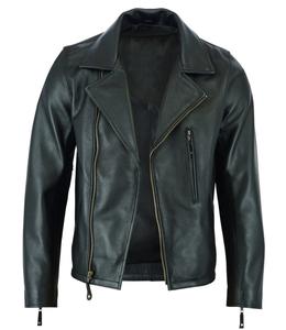 Chaqueta de Cuero Genuino de Piel de Vaca para Mujer, Estilo Motero, con Cremallera Completa, Impermeable, Transpirable, Abrigo de Moda, Estilo Moto, Nombre del Equipo de Carreras, Talla XL - Product Image 1