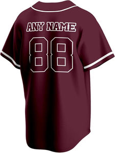 Camiseta de Béisbol Deportiva, Ligera, Transpirable, Anti-UV, Tallas Grandes, 100% Poliéster, Personalizable con Número de Equipo - Product Image 6