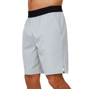 Shorts de sport décontractés pour hommes 2026, taille mi-haute, en toile unie, respirants, légers, séchage rapide, élastiques, pour fitness et course à pied - Product Image 2