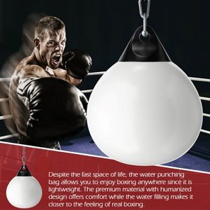 Saco de Boxeo de Agua de 21 Pulgadas para Gimnasio en Casa con Cadena Metálica Ajustable, Saco de Arena de Calidad Premium para Entrenamiento - Product Image 3
