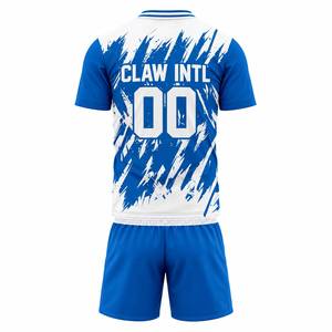 Maillot de football sublimé pour homme, manches longues, en polyester anti-humidité, coupe classique, impression du nom de l'équipe, antibactérien, idéal pour l'été - Product Image 5