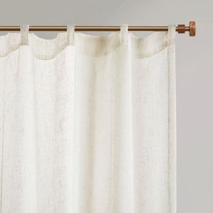 Paire de panneaux de fenêtre en fil transparent 2pcs rideaux et cantonnières - Product Image 2