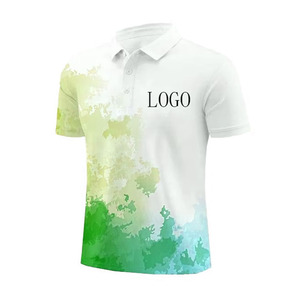 Camiseta Polo Personalizada para Hombre, 100% Poliéster, Nuevo Artículo de Alta Demanda, Transpirable, Manga Corta, Estampada, Tejida, Informal - Product Image 5