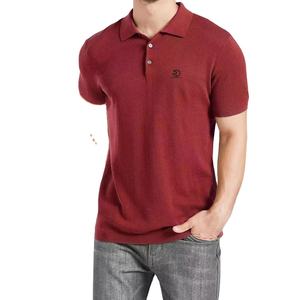 Vente directe d'usine Polo pour hommes de haute qualité 100% coton tricoté T-shirt de polo de golf décontracté pour hommes - Product Image 1
