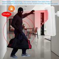 Tuya WiFi 433MHz 120dB Siren Ev Güvenlik Alarm Sistemi, Yedek Pil ve Alexa Google Kontrolü ile Depo için PST-H1