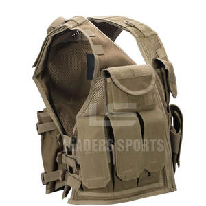 Gilet tactique durable en nylon/polyester imperméable, équipement de protection léger pour les jeux en plein air, pour les joueurs de paintball - Product Image 4