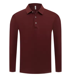 Camisas Polo de Golf de Manga Larga para Hombre, Logotipo Personalizado, Camisetas de Algodón y Poliéster con Estampado, Talla 3XL - Product Image 4