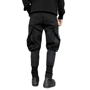 Pantalon cargo techwear pour homme, streetwear urbain, multi-poches, joggers tactiques, cyberpunk, hip hop, darkwear, pantalon harem fonctionnel - Product Image 4