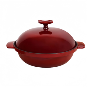 Mini cocotte en fonte émaillée avec couvercle 1,2 L, antiadhésive, pour cuisinière à gaz et à induction - Product Image 4
