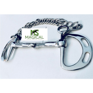 Mors à cheval Kimblewick à articulation simple en acier inoxydable, sur mesure et de haute qualité - Product Image 4