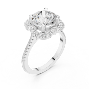 Elegantes anillos de diamantes étnicos bohemios de 14K hechos a mano, diseño colgante para exportación - Product Image 6