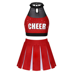 Uniforme de Animadoras Personalizado para Hombre, 100% Poliéster, Logotipo Personalizado, Servicio OEM, Transpirable, Cualquier Color, Alto Rendimiento - Product Image 6