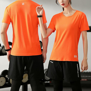 เสื้อยืดออกกำลังกายผู้ชาย แขนสั้น ระบายอากาศได้ดี แห้งเร็ว ซับเหงื่อ น้ำหนัก 220 กรัม ทรงปกติ รับสกรีนโลโก้ - Product Image 4