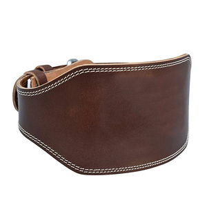 High Quality Cowhide Leather Gym Fitness Workout Weightlifting <b>Belt</b> Customized Premium Professional Protection Non-Slip Power - Product Image 2