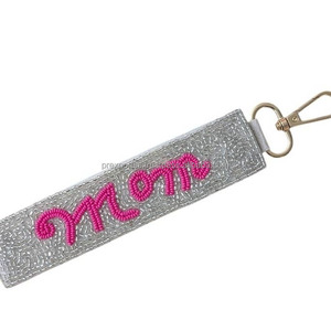 Llavero de Tela Bordado con Calabaza y Cuentas, Ecológico, Duradero, Hecho a Mano, para Otoño, Adorno para Bolso, Regalo de Acción de Gracias para Mujer - Product Image 6