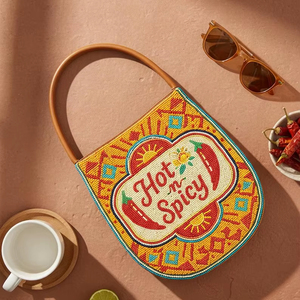 กระเป๋าคลัทช์ลูกปัดแก้วลายดอกไม้เขตร้อน MS Handicraft Mexican Fiesta พร้อมสายสะพายข้าง ปรับแต่งสีและรูปทรงได้ รุ่น Ms-wc-001 - Product Image 1