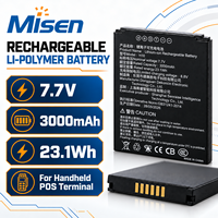 Batterie de remplacement Li-ion rechargeable Misen 7,7 V 3000 mAh pour terminal de point de vente Senraise H10 H10S