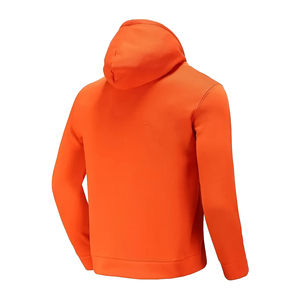 เสื้อฮู้ดผู้ชายสีส้ม ทรงปกติ สวมใส่สบายๆ สำหรับฤดูใบไม้ร่วง ผ้าถักเฟรนช์เทอร์รี่ ไม่บุซับใน - Product Image 2