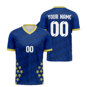 Uniformes de Fútbol de la Mejor Calidad, Camisetas de Fútbol 100% Poliéster Sublimado, Venta al Por Mayor de Fábrica, Nombre del Equipo Personalizado, Secado Rápido - Product Image 5