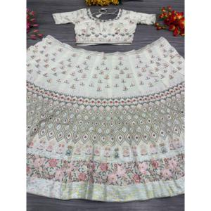 Les plus tendances Beautiful Party Wear Lehenga Choli Taille 2XL - Product Image 3