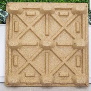 Palet de Madera Reciclada Ligero y Apilable de 4 Entradas, 1200x800x130mm, de una Sola Cara, Fabricado con Madera Prensada Moldeada para Transporte de Carga y Exportación - Product Image 2