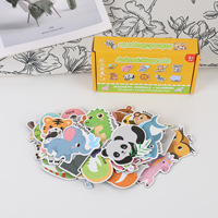 Autocollants magnétiques pour enfants, ensemble de jeu magnétique éducatif, jouets magnétiques réutilisables pour l'apprentissage et le jeu créatif des enfants