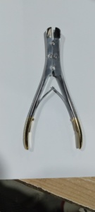 Pin & Wire <b>Cutter</b> 7" TC Plier Gold Handle Orthopedic Dental Surgical Instruments - Product Image 5