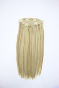 Clip dans les cheveux humains Extension de faisceau de cheveux 100% brut vietnamien Remy naturel vendeur prix de gros - Product Image 2