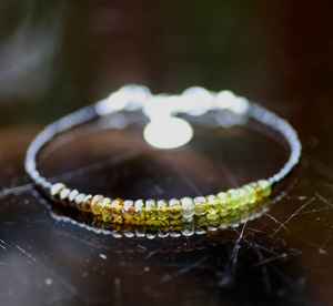 Sterling Silver Garnet Black Spinel Bracelet January Birthstone Gemstone Jewelry Handmade Gift For Women - Product Image 5