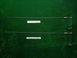 Pinzas Laparoscópicas de Acero Inoxidable para Urología PCNL 5fr 40cm, Instrumentos Quirúrgicos Reutilizables de Mahfooz Instruments - Product Image 2