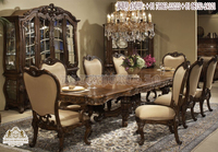 Ensemble de table à manger moderne en teck noir doré, finition polie, bois de teck de qualité supérieure, sculpté, durable, taille personnalisée, décoration intérieure